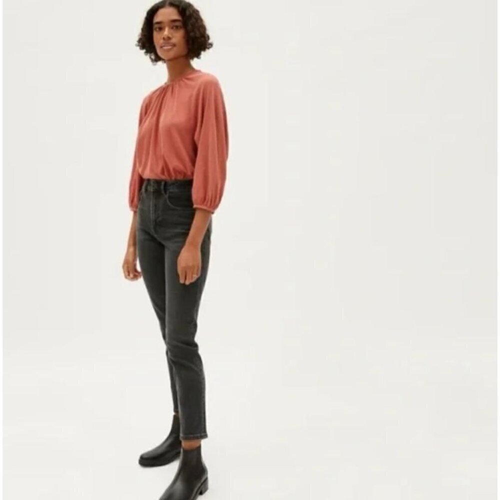 Everlane The Air Poet Tee Burnt Sienna Size S